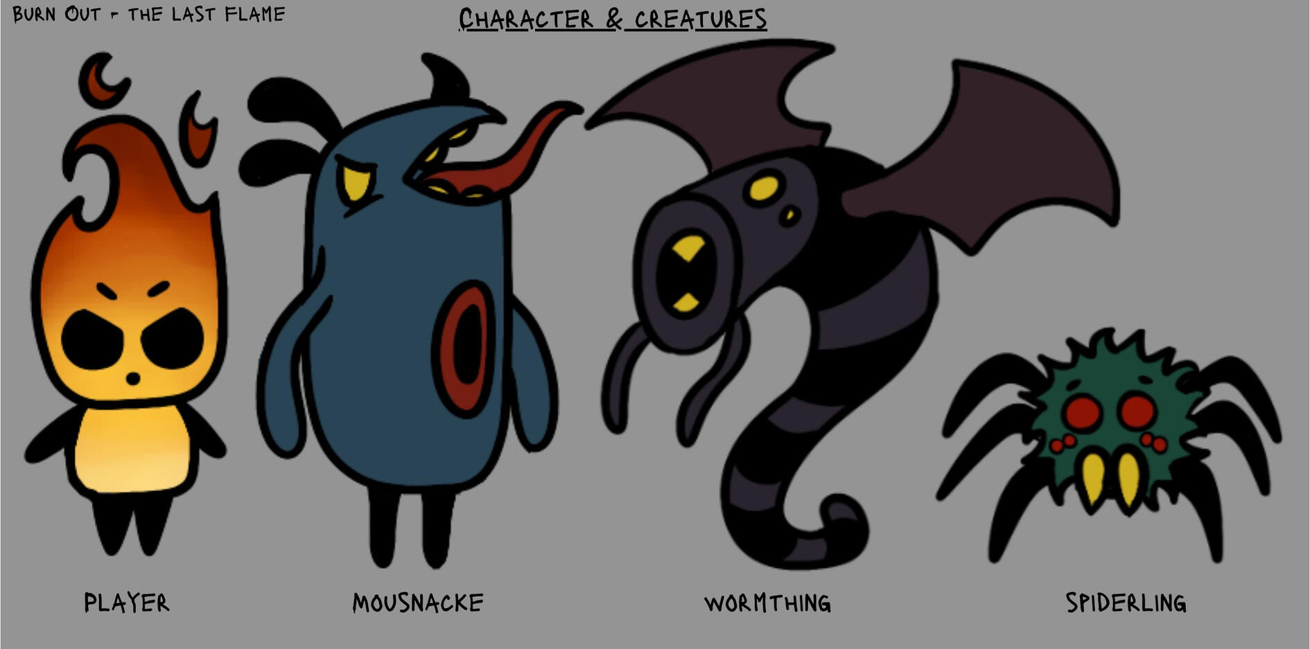 Player and Enemies Concept