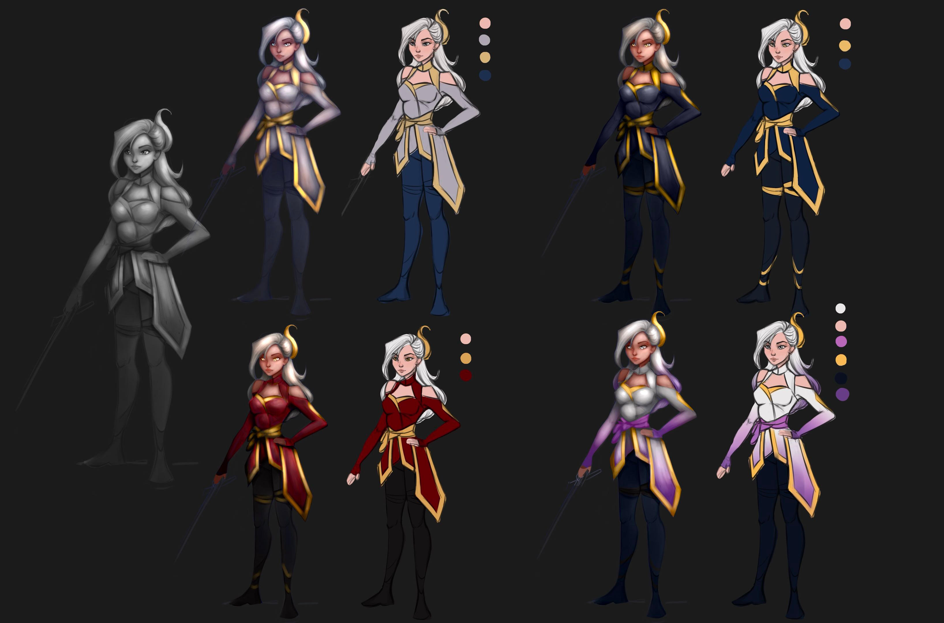 Early color iterations