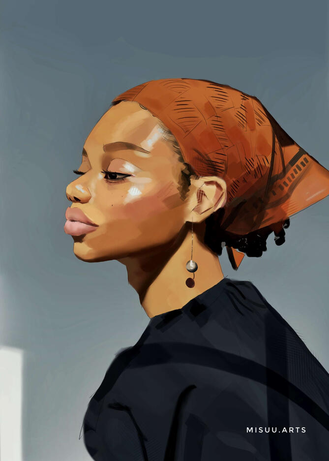 Stylized Portrait Study